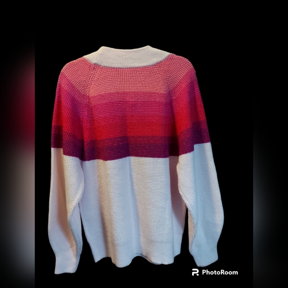 GAP Pink Mock Turtleneck Long Sleeve Sweater Women's Size XL NWT - Picture 2 of 6